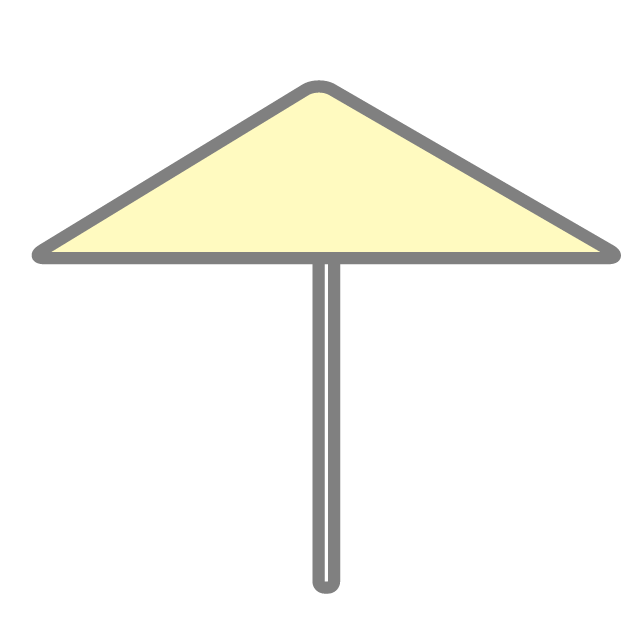 パラソル｜海｜砂浜 - 挿絵 / クリップアート / 無料 / 家電 / 乗り物 / 動物 / 家具 / イラスト / ダウンロード