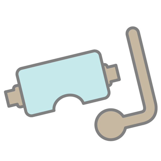 スキューバーダイビング｜道具 - 挿絵 / クリップアート / 無料 / 家電 / 乗り物 / 動物 / 家具 / イラスト / ダウンロード