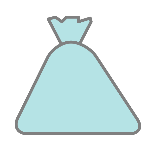 ゴミ袋 - 挿絵 / クリップアート / 無料 / 家電 / 乗り物 / 動物 / 家具 / イラスト / ダウンロード