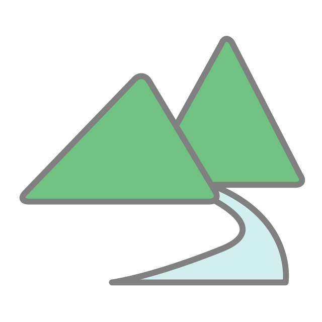 山｜川 - 挿絵 / クリップアート / 無料 / 家電 / 乗り物 / 動物 / 家具 / イラスト / ダウンロード