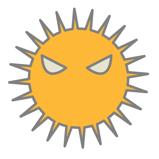 ウィルス｜悪玉 - 挿絵 / クリップアート / 無料 / 家電 / 乗り物 / 動物 / 家具 / イラスト / ダウンロード