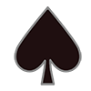 スペード｜トランプ - クリップアート｜イラスト｜フリー素材