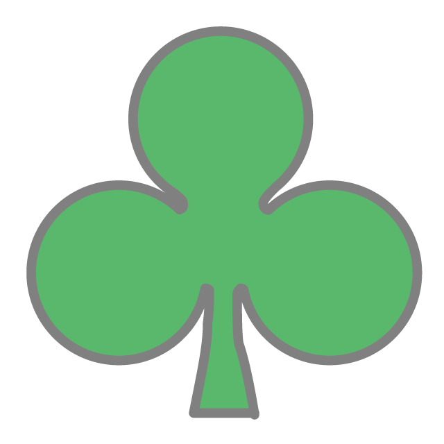 クローバー｜トランプ - 挿絵 / クリップアート / 無料 / 家電 / 乗り物 / 動物 / 家具 / イラスト / ダウンロード