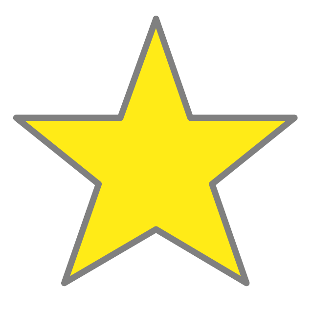 スター｜星 - 挿絵 / クリップアート / 無料 / 家電 / 乗り物 / 動物 / 家具 / イラスト / ダウンロード