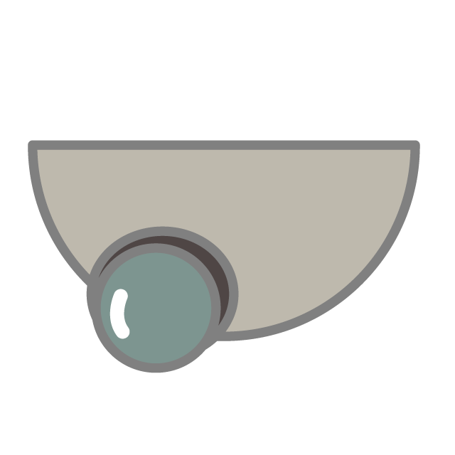 防犯｜セキュリティ｜カメラ - 挿絵 / クリップアート / 無料 / 家電 / 乗り物 / 動物 / 家具 / イラスト / ダウンロード