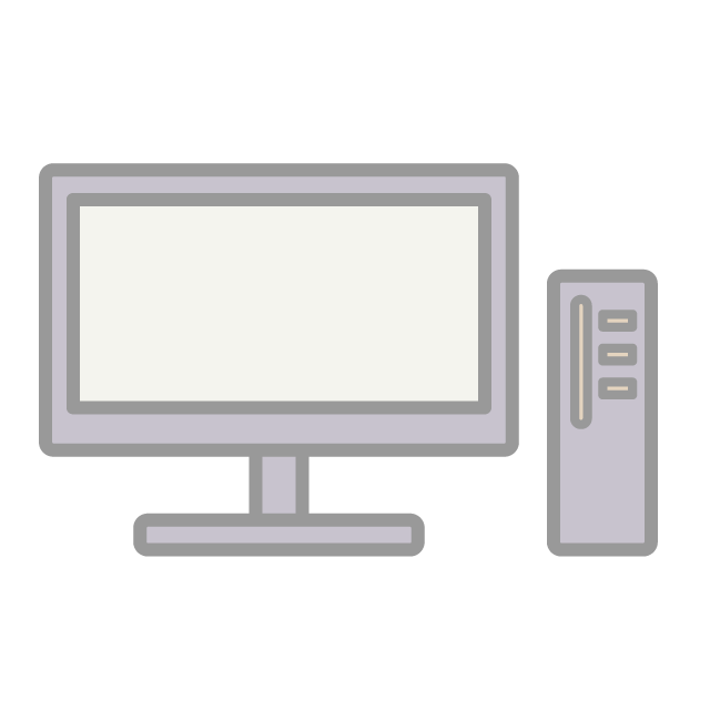 パソコン｜PC - 挿絵 / クリップアート / 無料 / 家電 / 乗り物 / 動物 / 家具 / イラスト / ダウンロード