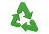 Recycling --Icon ｜ 3D ｜ Free Illustration Material