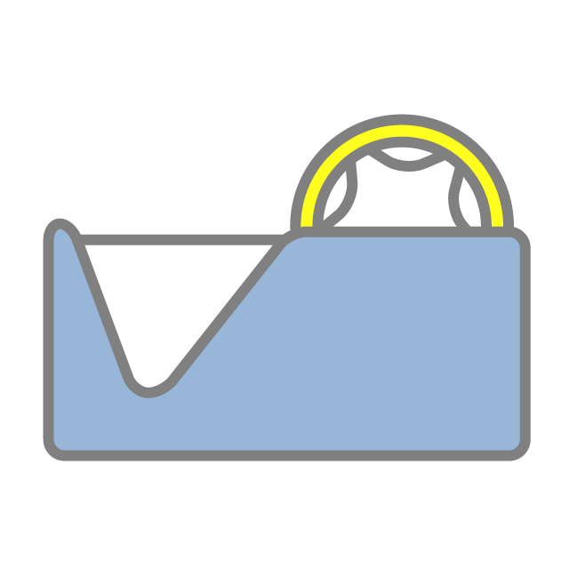 セロテープ - 挿絵 / クリップアート / 無料 / 家電 / 乗り物 / 動物 / 家具 / イラスト / ダウンロード