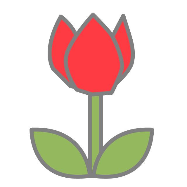 チューリップ - 挿絵 / クリップアート / 無料 / 家電 / 乗り物 / 動物 / 家具 / イラスト / ダウンロード