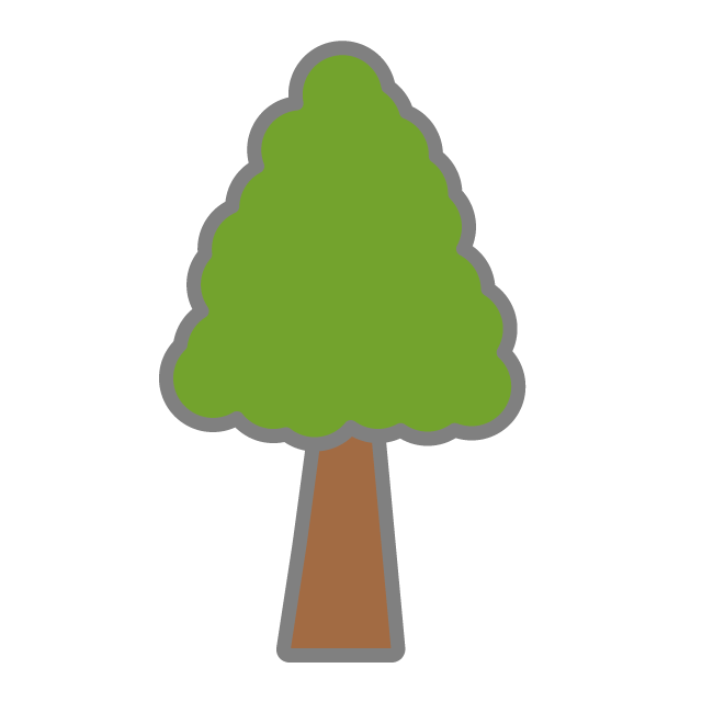 木 - 挿絵 / クリップアート / 無料 / 家電 / 乗り物 / 動物 / 家具 / イラスト / ダウンロード