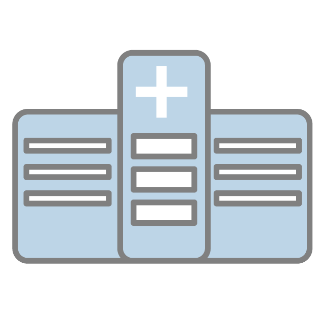 病院 - 挿絵 / クリップアート / 無料 / 家電 / 乗り物 / 動物 / 家具 / イラスト / ダウンロード