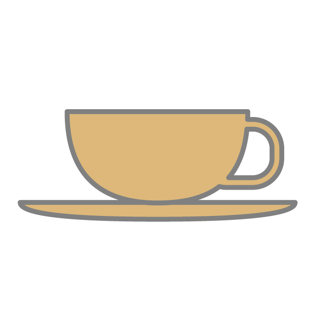 コーヒーカップ - 挿絵 / クリップアート / 無料 / 家電 / 乗り物 / 動物 / 家具 / イラスト / ダウンロード