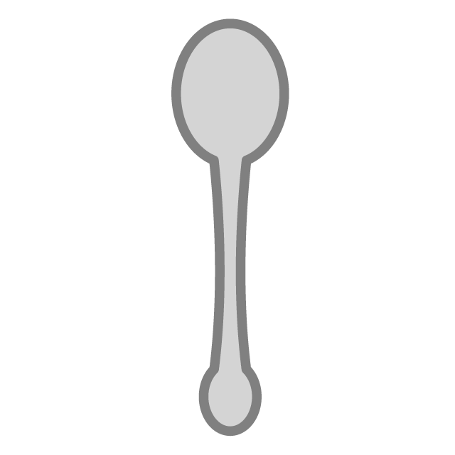スプーン - 挿絵 / クリップアート / 無料 / 家電 / 乗り物 / 動物 / 家具 / イラスト / ダウンロード
