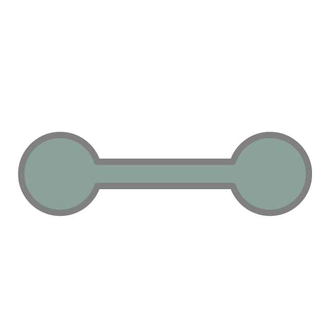 筋トレ｜鉄アレイ - 挿絵 / クリップアート / 無料 / 家電 / 乗り物 / 動物 / 家具 / イラスト / ダウンロード