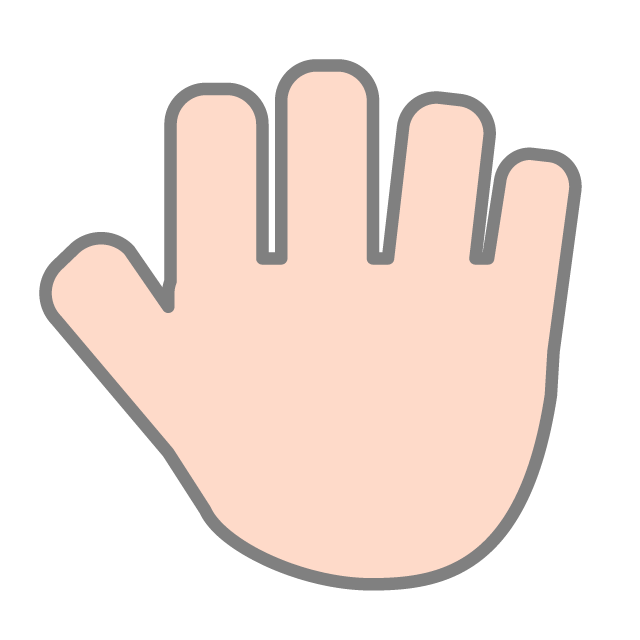 パー｜手｜ポーズ - 挿絵 / クリップアート / 無料 / 家電 / 乗り物 / 動物 / 家具 / イラスト / ダウンロード