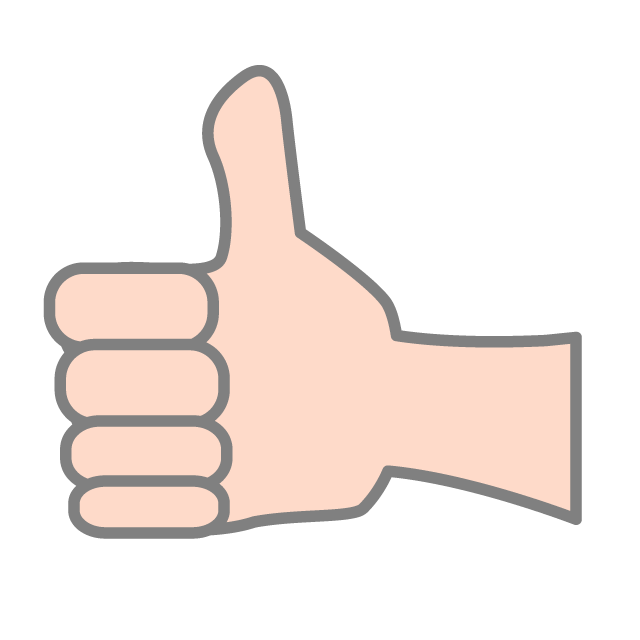 グッド｜手｜ポーズ - 挿絵 / クリップアート / 無料 / 家電 / 乗り物 / 動物 / 家具 / イラスト / ダウンロード