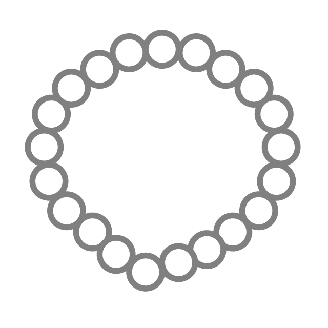 ネックレス｜真珠 - 挿絵 / クリップアート / 無料 / 家電 / 乗り物 / 動物 / 家具 / イラスト / ダウンロード