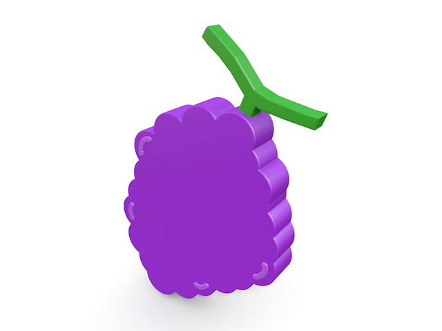 Bleep Fruit ｜ Food-Icon / 3D Rendering / Illustration / Free / Download / Commercial Use OK