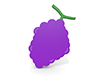 Grape ｜ Fruit ｜ Icon ｜ 3D ｜ Free Illustration Material