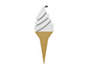 Ice Cream-Icon ｜ 3D ｜ Free Illustration Material