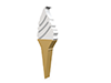 Soft serve ice cream ｜ Icon ｜ 3D ｜ Free illustration material