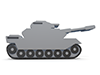 Tank-Icon ｜ 3D ｜ Free Illustration Material