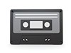 Cassette tape ｜ Music ―― Icon ｜ 3D ｜ Free illustration material