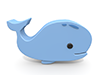 Whale ｜ Sea ―― Icon ｜ 3D ｜ Free Illustration Material