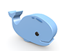 Whale ｜ Giant ―― Icon ｜ 3D ｜ Free Illustration Material