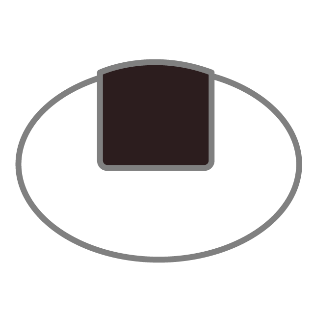 お握り｜海苔 - 挿絵 / クリップアート / 無料 / 家電 / 乗り物 / 動物 / 家具 / イラスト / ダウンロード