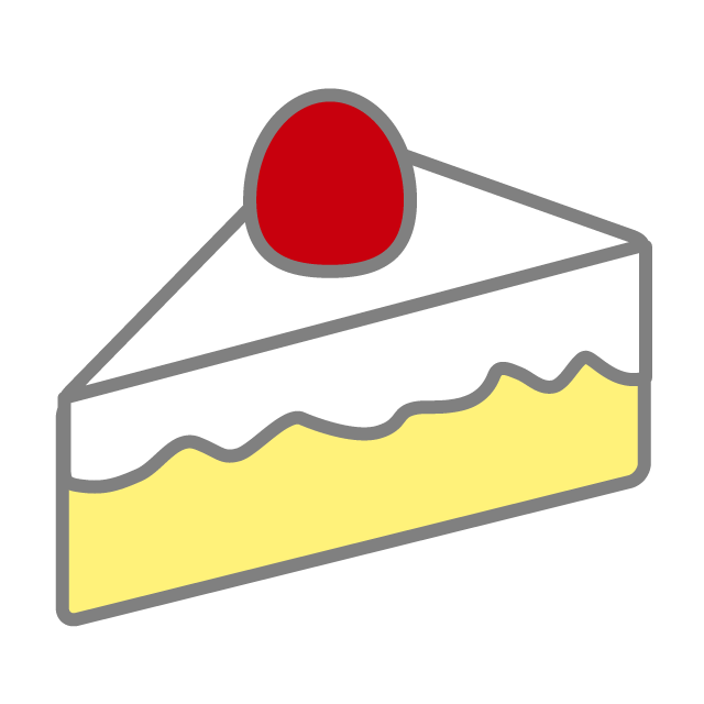 ショートケーキ｜イチゴ - 挿絵 / クリップアート / 無料 / 家電 / 乗り物 / 動物 / 家具 / イラスト / ダウンロード
