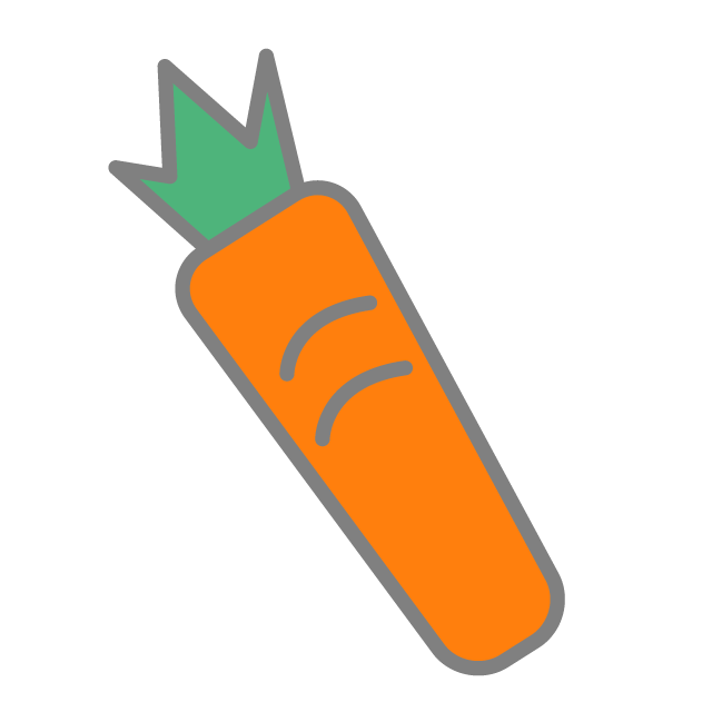 人参｜ニンジン - 挿絵 / クリップアート / 無料 / 家電 / 乗り物 / 動物 / 家具 / イラスト / ダウンロード