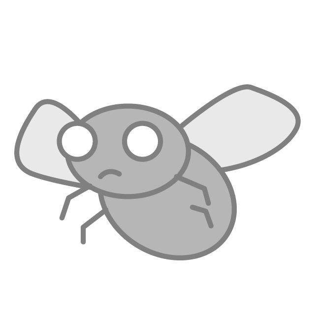 蠅｜ハエ - 挿絵 / クリップアート / 無料 / 家電 / 乗り物 / 動物 / 家具 / イラスト / ダウンロード