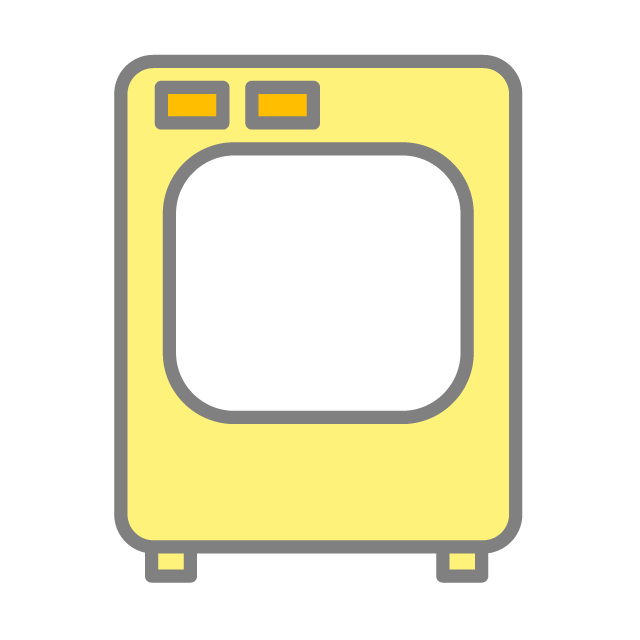 洗濯機｜乾燥機 - 挿絵 / クリップアート / 無料 / 家電 / 乗り物 / 動物 / 家具 / イラスト / ダウンロード