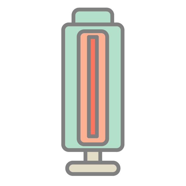 ストーブ｜暖房 - 挿絵 / クリップアート / 無料 / 家電 / 乗り物 / 動物 / 家具 / イラスト / ダウンロード