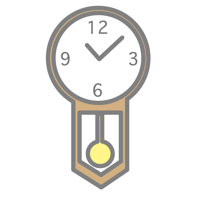 掛け時計 - 挿絵 / クリップアート / 無料 / 家電 / 乗り物 / 動物 / 家具 / イラスト / ダウンロード