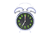 Alarm Clock --Icon ｜ 3D ｜ Free Illustration Material