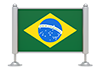 Brazil-Flag--Icon ｜ 3D ｜ Free Illustration Material