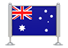 Australia-Flag--Icon ｜ 3D ｜ Free Illustration Material