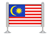 Malaysia-Flag-Icon ｜ 3D ｜ Free Illustration Material