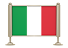 イタリア-国旗 - アイコン｜3D｜フリーイラスト素材