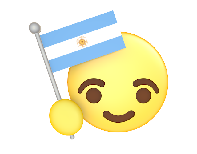 アルゼンチン｜国旗 - アイコン / 3Dレンダリング / イラスト / 無料 / ダウンロード / 商用使用OK