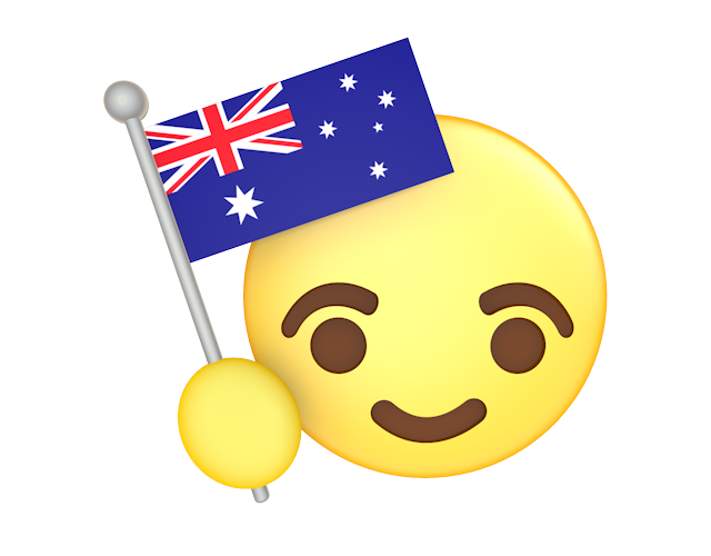 オーストラリア｜国旗 - アイコン / 3Dレンダリング / イラスト / 無料 / ダウンロード / 商用使用OK