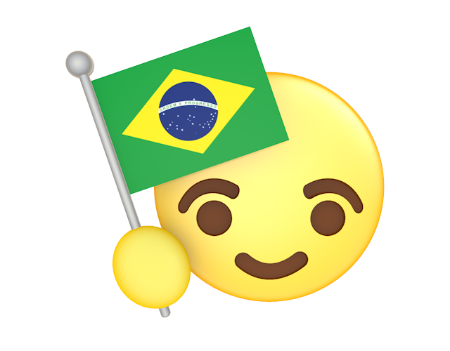 ブラジル｜国旗 - アイコン / 3Dレンダリング / イラスト / 無料 / ダウンロード / 商用使用OK