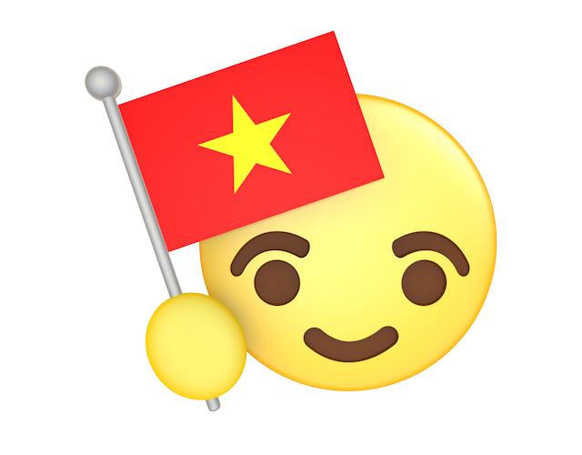 ベトナム｜国旗 - アイコン / 3Dレンダリング / イラスト / 無料 / ダウンロード / 商用使用OK