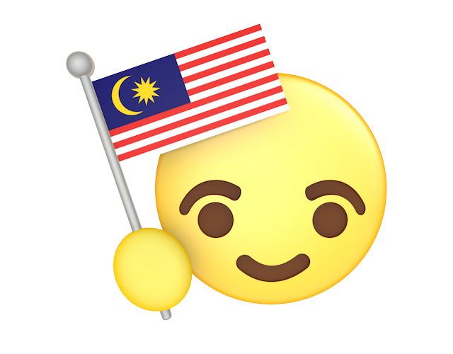 マレーシア｜国旗 - アイコン / 3Dレンダリング / イラスト / 無料 / ダウンロード / 商用使用OK