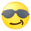 Sunglasses Man-Icon ｜ 3D ｜ Free Illustration Material