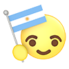 Argentina ｜ Flag ―― Icon ｜ 3D ｜ Free Illustration Material