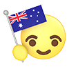 オーストラリア｜国旗 - アイコン｜3D｜フリーイラスト素材