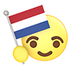 Netherlands ｜ Flag ―― Icon ｜ 3D ｜ Free Illustration Material